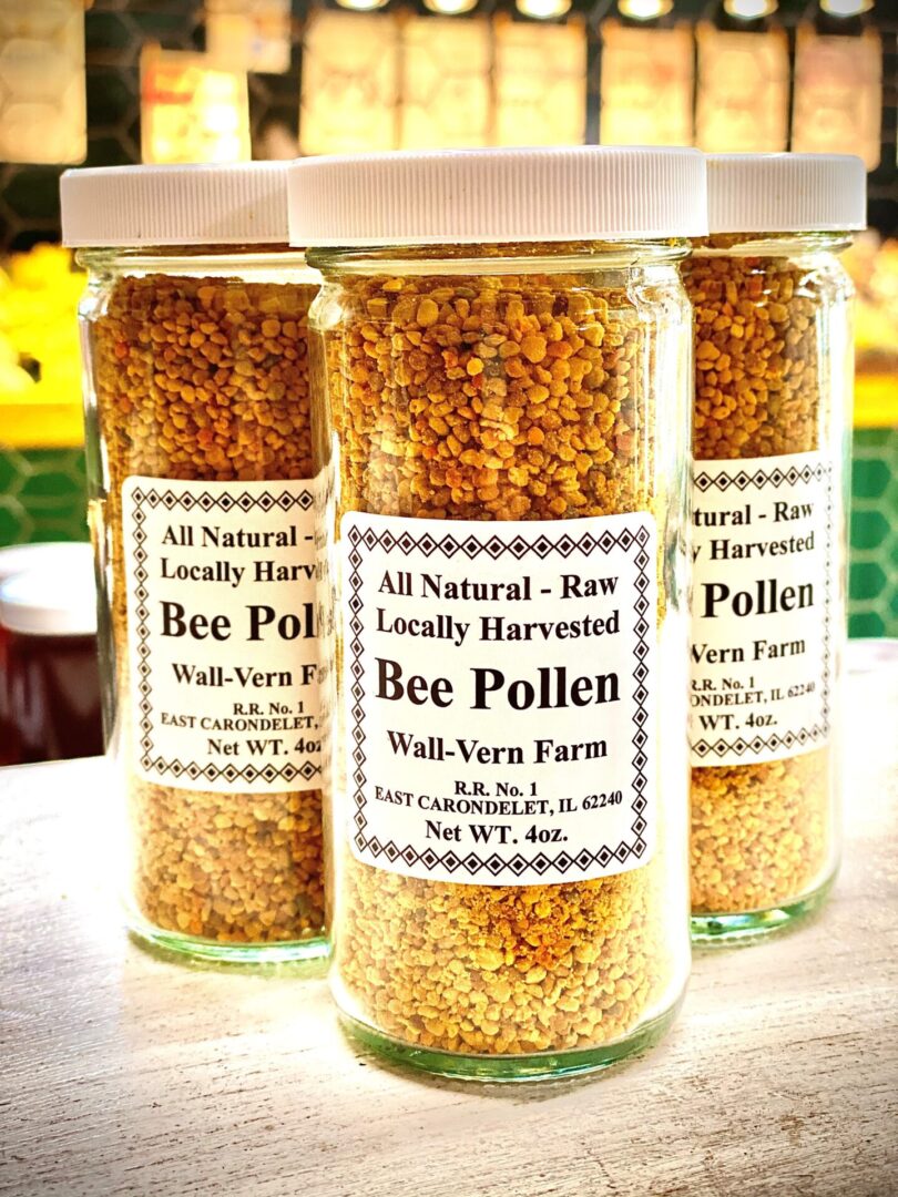 Bottled bee pollen
