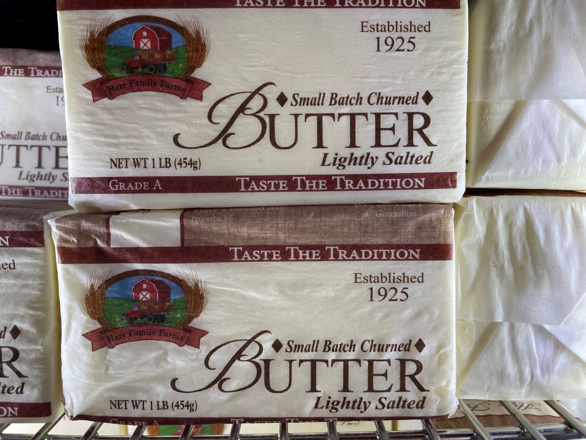 Fresh Country Butter Harr Family Farms