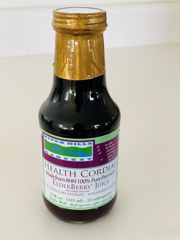 bottled elderberry juice